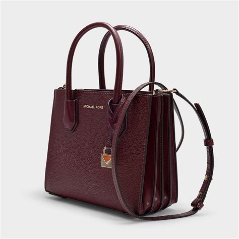 michael kors burgundy handbag|burgundy michael kors bag.